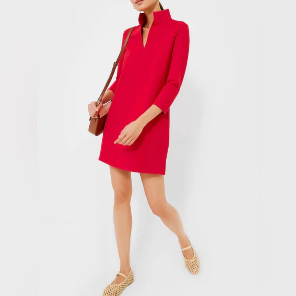 Tuckernuck Red Long Sleeve Dress